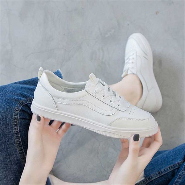 women casual shoes white genuine leather shoes lace up female fashion students sneakers women comfortable flat, Black
women casual shoes white genuine leather shoes lace up female fashion students sneakers women comfortable flat, Black