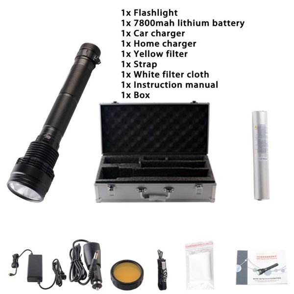 high power 95w xenon 5 lighting modes torch light use large capacity lithium battery for hunting
high power 95w xenon 5 lighting modes torch light use large capacity lithium battery for hunting