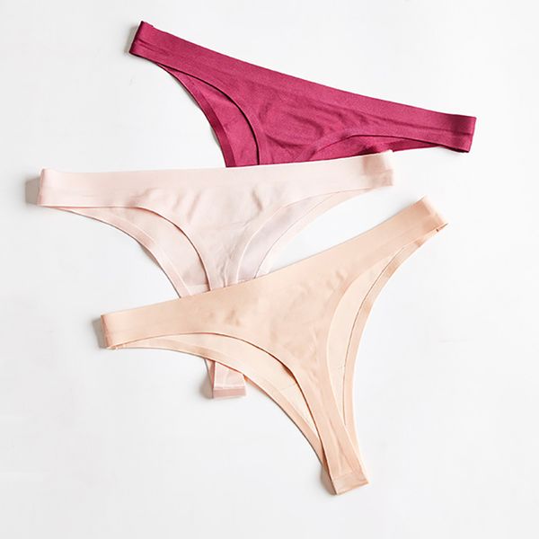 panties woman underwear seamless sports female t-back g-string thongs for woman underwear ice silk seamless female panties, Black;pink
panties woman underwear seamless sports female t-back g-string thongs for woman underwear ice silk seamless female panties, Black;pink