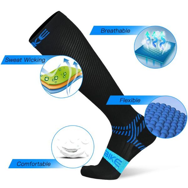 sport compression socks breathable compression stockings for running cycling hiking professional cycling socks, Black
sport compression socks breathable compression stockings for running cycling hiking professional cycling socks, Black