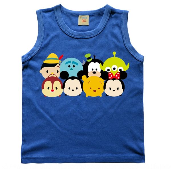 family matching in the big new solid color kids strapped small animals children's t-shirt vest vest cotton children t-shirt, Blue
family matching in the big new solid color kids strapped small animals children's t-shirt vest vest cotton children t-shirt, Blue