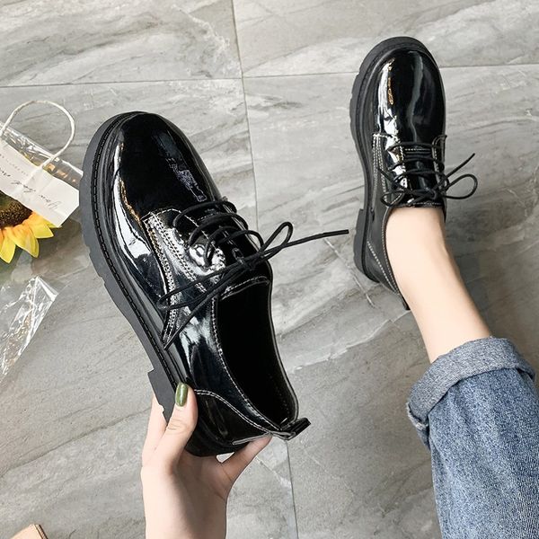2020 spring and summer flat shoes female students big kids black lace-up leather shoes girls fashion british style
2020 spring and summer flat shoes female students big kids black lace-up leather shoes girls fashion british style