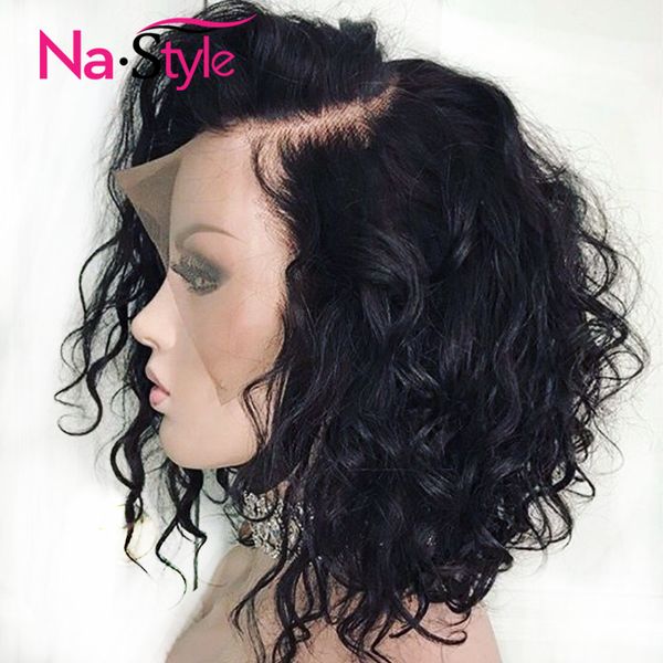short bob lace front wigs curly bob wig lace front human hair wigs wavy deep side part 13x6 lace front wig brazilian hair, Black
short bob lace front wigs curly bob wig lace front human hair wigs wavy deep side part 13x6 lace front wig brazilian hair, Black
