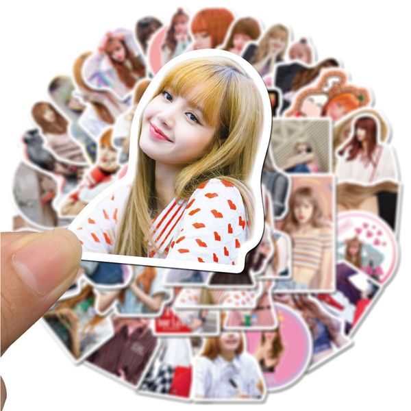 50pcs/set kpop blackpink lisa small waterproof stickers gift for guitar laptravel case skateboard
50pcs/set kpop blackpink lisa small waterproof stickers gift for guitar laptravel case skateboard