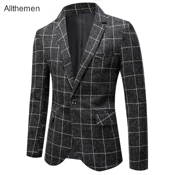 allthemen mens blazer jacket casual long sleeve notched men blazer plaid slim fit design for men white black blue
allthemen mens blazer jacket casual long sleeve notched men blazer plaid slim fit design for men white black blue