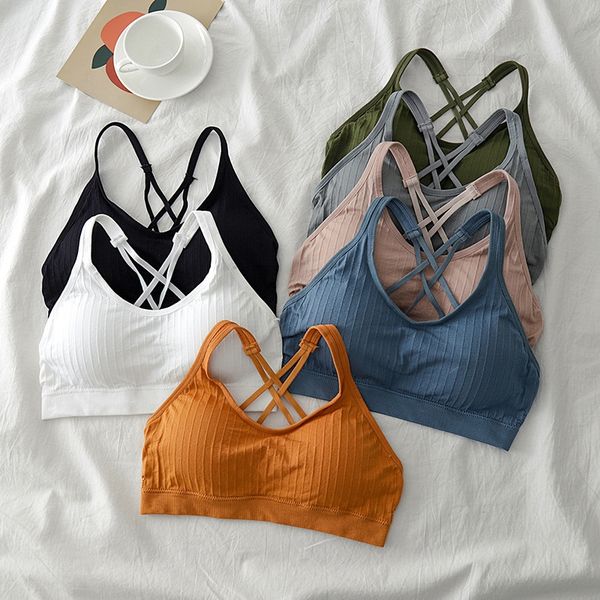 2020 new women's back cross belt parachute breast-wrapped parachute sling high elastic back breast-plastering small sling underwear, Camo
2020 new women's back cross belt parachute breast-wrapped parachute sling high elastic back breast-plastering small sling underwear, Camo