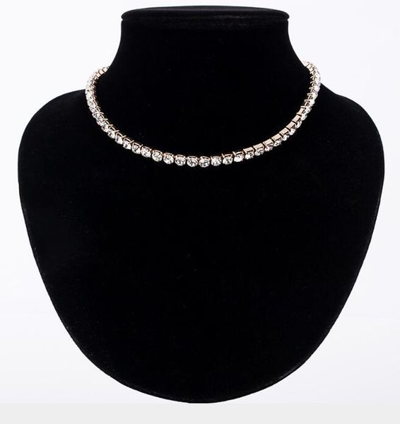 женщины полного кристалла rhinestone воротник ожерелье iced out цепь теннис цепь choker ожерелье для женщин девушки венчания ювелирных издел, Silver
женщины полного кристалла rhinestone воротник ожерелье iced out цепь теннис цепь choker ожерелье для женщин девушки венчания ювелирных издел, Silver