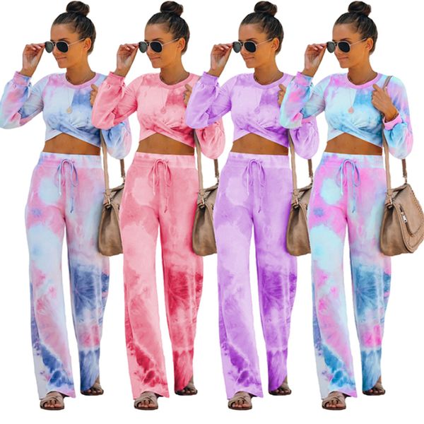 tie-dye gradient women designer tracksuit long sleeve crop cross hoodies + loose pants two piece clothing set sportswear sale d72711, White
tie-dye gradient women designer tracksuit long sleeve crop cross hoodies + loose pants two piece clothing set sportswear sale d72711, White