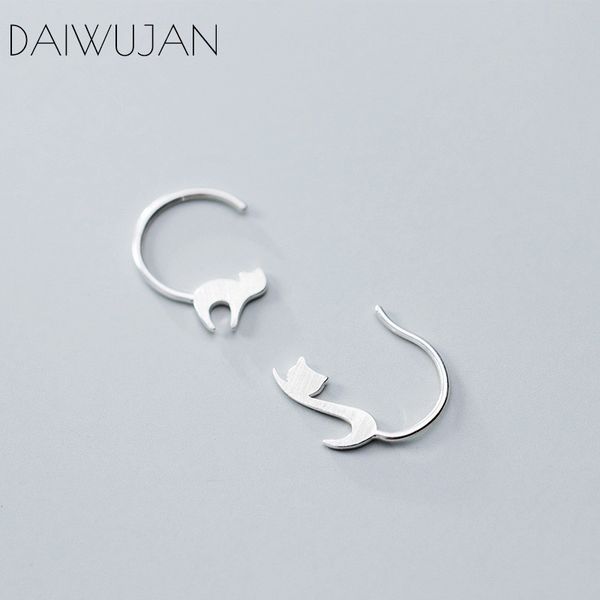 daiwujan korean minimalist 925 sterling silver cute cat hoop earrings for women girls asymmetrical anmail earrings fine jewelry, Golden;silver
daiwujan korean minimalist 925 sterling silver cute cat hoop earrings for women girls asymmetrical anmail earrings fine jewelry, Golden;silver