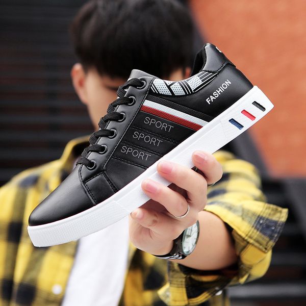 fashion men casual shoes breathable leather loafers man canvas shoes comfort sneakers men casual sneakers flats, Black
fashion men casual shoes breathable leather loafers man canvas shoes comfort sneakers men casual sneakers flats, Black