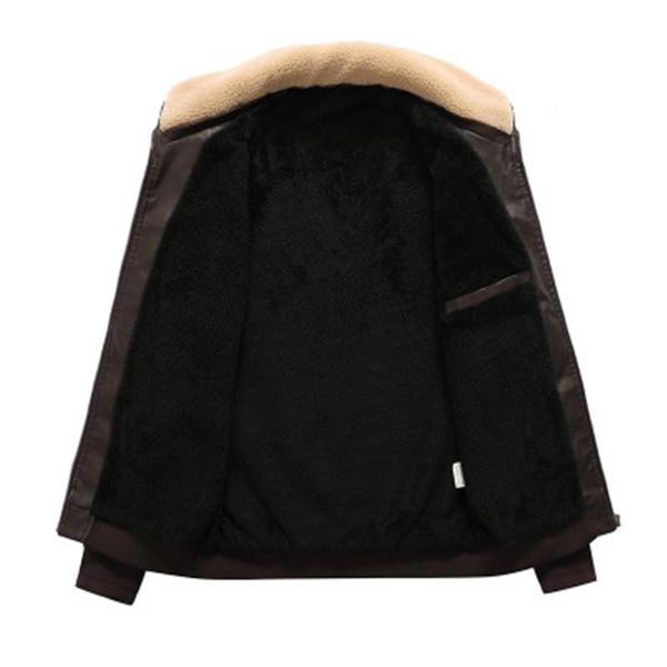 man casual pu leather jackets fashion trend wash with pocket outerwear designer new male fur collar long sleeve slim zipper jackets coat, Black;brown
man casual pu leather jackets fashion trend wash with pocket outerwear designer new male fur collar long sleeve slim zipper jackets coat, Black;brown