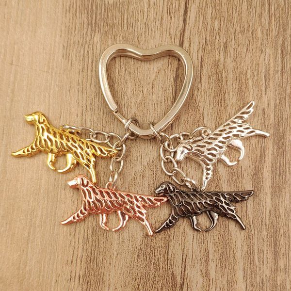 2020 new fashion flat-coated retriever dog animal cute gold silver plated keychain for bag car women men love christmas day k189
2020 new fashion flat-coated retriever dog animal cute gold silver plated keychain for bag car women men love christmas day k189