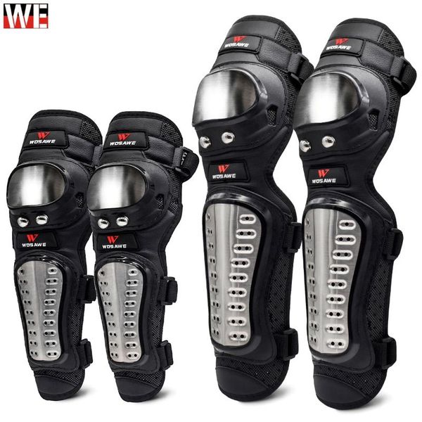 wosawe 4pcs/set stainless steel elbow knee pads motorcycle knee pad armor moto racing protective gear protector guards kit
wosawe 4pcs/set stainless steel elbow knee pads motorcycle knee pad armor moto racing protective gear protector guards kit