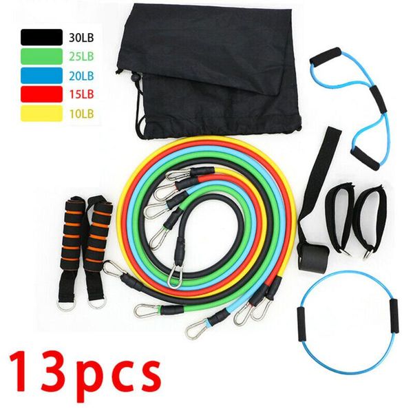 accessories 13-piece suit multi-function stretch training rubber expansion tube pilates fitness elastic pull rope resistance band
accessories 13-piece suit multi-function stretch training rubber expansion tube pilates fitness elastic pull rope resistance band
