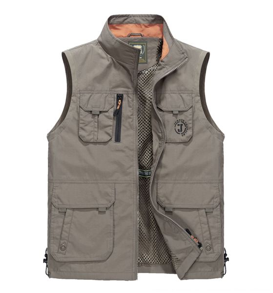 spring and autumn light outdoor leisure waterproof large vest size fishing pgraphy multi-pocket vest male 7678, Black;white
spring and autumn light outdoor leisure waterproof large vest size fishing pgraphy multi-pocket vest male 7678, Black;white