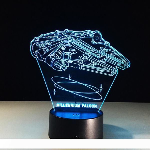 Millennium Falcon 3D Illusion LED Night Lamp 3D Optical Lamp Battery DC 5V Dropshipping Factory Wholesale
Millennium Falcon 3D Illusion LED Night Lamp 3D Optical Lamp Battery DC 5V Dropshipping Factory Wholesale
