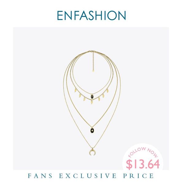 enfashion multi layer chain necklace for women holiday vintage gold color long bohemian choker necklaces jewelry gifts p193008, Silver
enfashion multi layer chain necklace for women holiday vintage gold color long bohemian choker necklaces jewelry gifts p193008, Silver