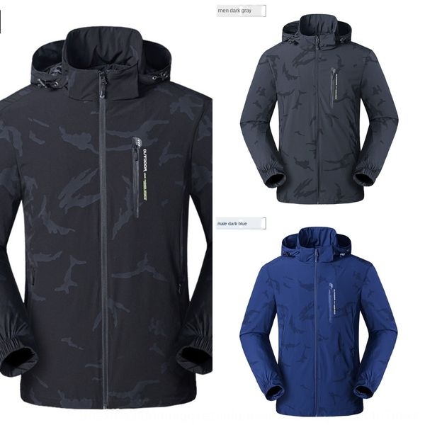 spring new stretch camouflage layer thin jacket men's single coat women's mountaineering clothing large size single coat, Blue;black
spring new stretch camouflage layer thin jacket men's single coat women's mountaineering clothing large size single coat, Blue;black