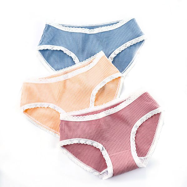 women's panties fashion mid rise screw thread briefs splice solid breathable women striped lingerie underwear, Black;pink
women's panties fashion mid rise screw thread briefs splice solid breathable women striped lingerie underwear, Black;pink
