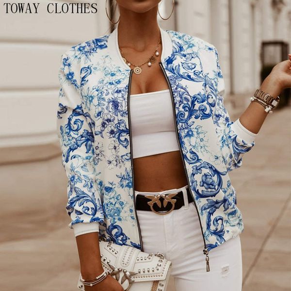women long sleeve floral print outfits autumn chic streetwear classy zip up jacket coat women, Black;brown
women long sleeve floral print outfits autumn chic streetwear classy zip up jacket coat women, Black;brown