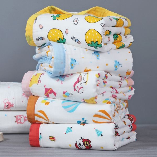 ufmjt class a children's gauze blanket 6-layer pure cotton washed cartoon printing muslim baby quilt home home textile bath towel bath
ufmjt class a children's gauze blanket 6-layer pure cotton washed cartoon printing muslim baby quilt home home textile bath towel bath