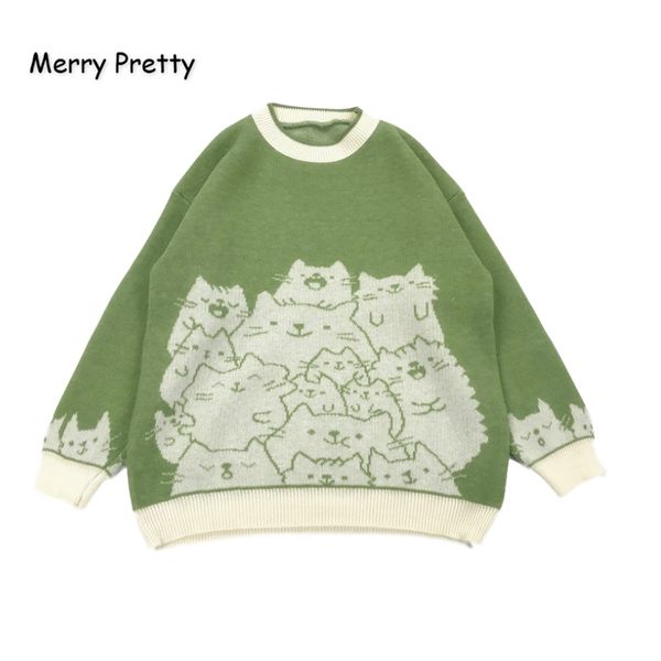 merry pretty cartoon cat embroidery knit jumper autumn winter womens harajuku pullover sweater o-neck long sleeve pullovers, White;black
merry pretty cartoon cat embroidery knit jumper autumn winter womens harajuku pullover sweater o-neck long sleeve pullovers, White;black