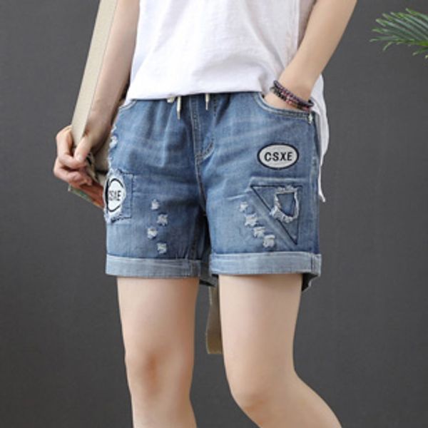 womens jeans denim shorts patchwork patches distressed retro vintage fashion casual for summer az25171717, Blue
womens jeans denim shorts patchwork patches distressed retro vintage fashion casual for summer az25171717, Blue