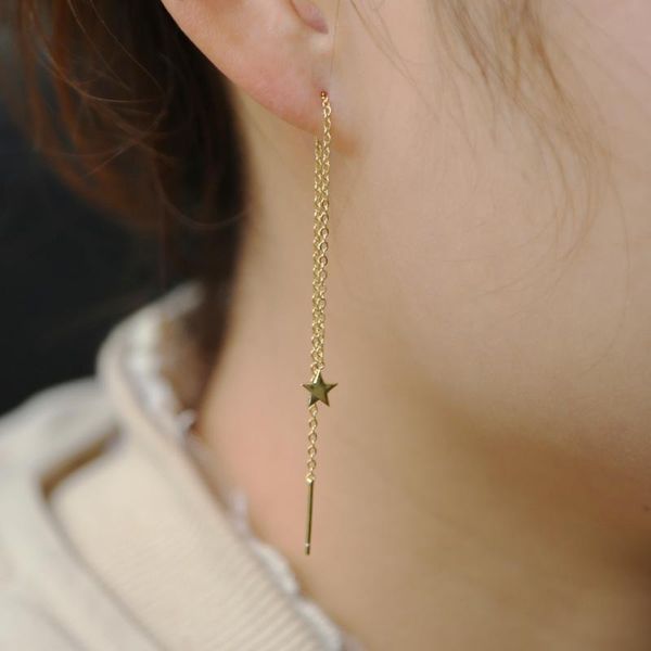 real 925 sterling silver christmas star ear thread earring 2020 long thin chain tassel earring elegance jewelry r
real 925 sterling silver christmas star ear thread earring 2020 long thin chain tassel earring elegance jewelry r