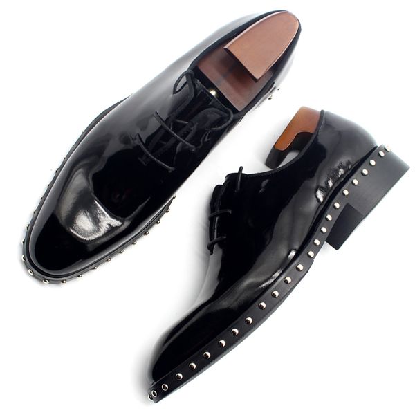 patent leather man handmade shoes lace up fashion new formal business shoes spring fall brogue derby shoes hombre sapatos cx200731, Black
patent leather man handmade shoes lace up fashion new formal business shoes spring fall brogue derby shoes hombre sapatos cx200731, Black