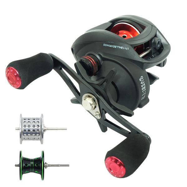 double metal spool fishing reel double brake system baitcasting reel high speed 8.1:1 gear ratio lightweight casting reel
double metal spool fishing reel double brake system baitcasting reel high speed 8.1:1 gear ratio lightweight casting reel