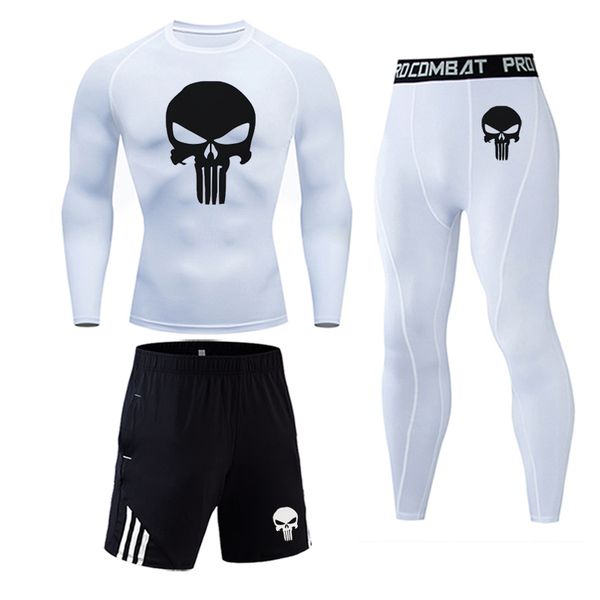 men's fitness skull running tights gym training pants tracksuit punisher compression set jogging clothing leggings rashgard men, Black;blue
men's fitness skull running tights gym training pants tracksuit punisher compression set jogging clothing leggings rashgard men, Black;blue