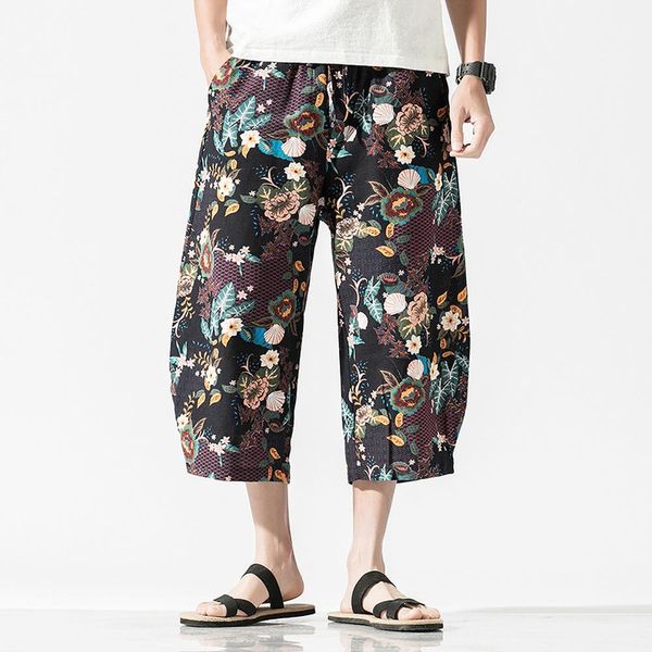 men's straight streetwear harem pants man 2019 vintage joggers pants male chinese style casual harajuku hip hop summer trousers, Black
men's straight streetwear harem pants man 2019 vintage joggers pants male chinese style casual harajuku hip hop summer trousers, Black
