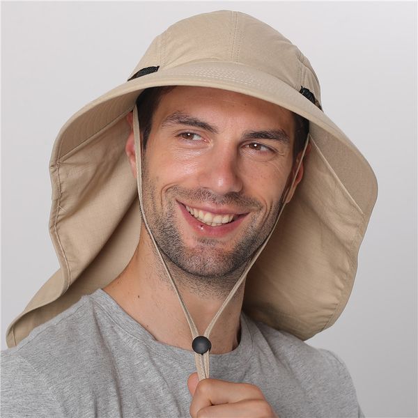 summer sun men women cotton boonie with neck flap outdoor uv protection large wide brim hiking fishing safari bucket hat y200619, Blue;gray
summer sun men women cotton boonie with neck flap outdoor uv protection large wide brim hiking fishing safari bucket hat y200619, Blue;gray