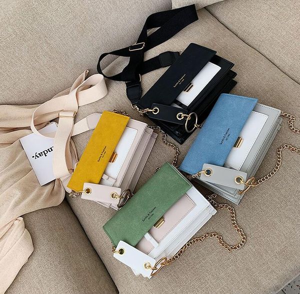 новый 2019 мода универсальный цвет кожи цепь сумка одно плечо женщин кросс-тела, несущих небольшой квадратный мешок 
новый 2019 мода универсальный цвет кожи цепь сумка одно плечо женщин кросс-тела, несущих небольшой квадратный мешок