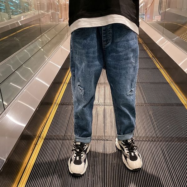 fooxa boys' autumn- ripped jeans 2020 korean-style pants western style medium and jeans and trousers children's clothing pants lar, Blue
fooxa boys' autumn- ripped jeans 2020 korean-style pants western style medium and jeans and trousers children's clothing pants lar, Blue