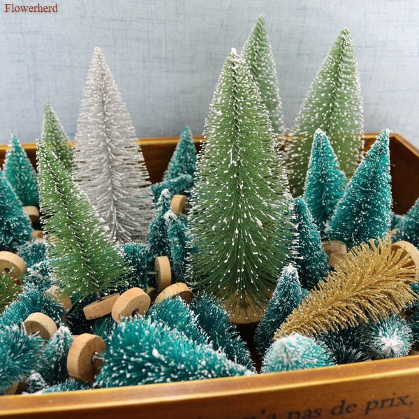 christmas decorations 10pcs trees sisal silk snow tower pine muti-color mini tree ornaments home decors
christmas decorations 10pcs trees sisal silk snow tower pine muti-color mini tree ornaments home decors