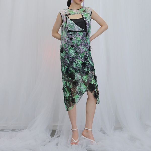 seebeautiful simple floral printed o neck sleeveless button irregular loose dress woman summer autumn 2020 new fashion tide t025, Black;gray
seebeautiful simple floral printed o neck sleeveless button irregular loose dress woman summer autumn 2020 new fashion tide t025, Black;gray