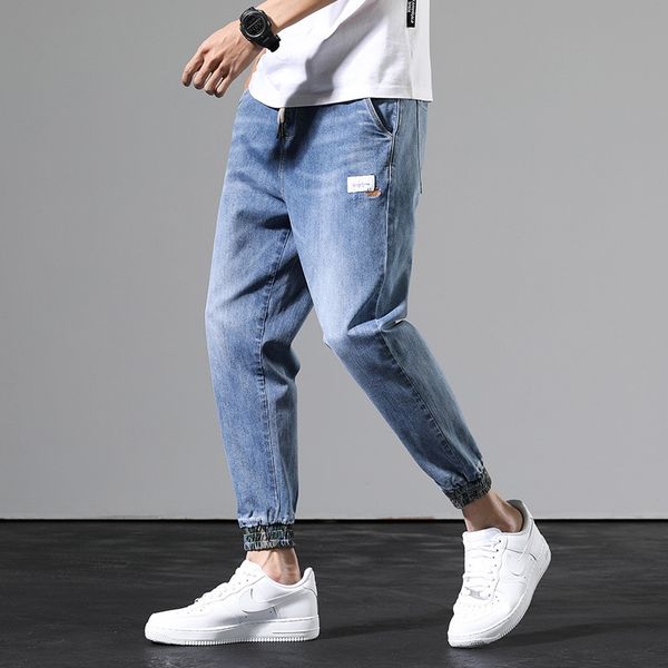 2020 summer new and jeans white washed trendy men's loose ankle harlan jeans men's, Blue
2020 summer new and jeans white washed trendy men's loose ankle harlan jeans men's, Blue