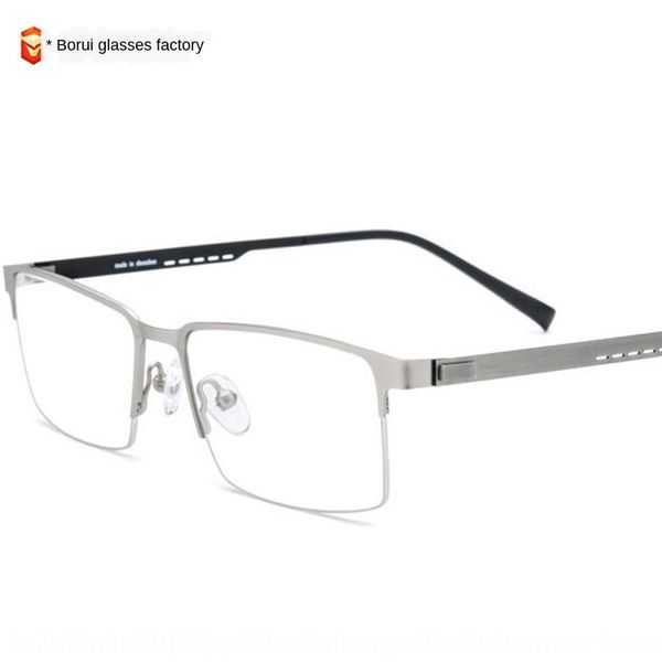 2019 screw new style elastic hinge screw-design glasses frame men's and women's business lightweight metal half-frame glasses, Silver
2019 screw new style elastic hinge screw-design glasses frame men's and women's business lightweight metal half-frame glasses, Silver