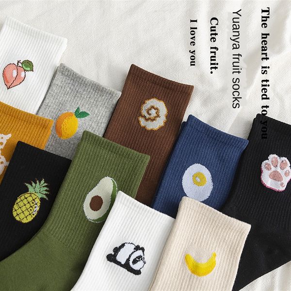 narbv autumn new underwear fruit cotton suiya fruit stacked socks men's and women's candy color cartoon middle tube cotton socks n, Pink;yellow
narbv autumn new underwear fruit cotton suiya fruit stacked socks men's and women's candy color cartoon middle tube cotton socks n, Pink;yellow