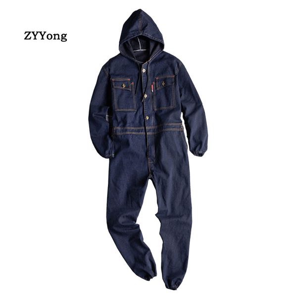 men overalls bib trousers lapel long sleeve hooded beam feet rompers jumpsuit fashion loose large size casual blue cargo pants
men overalls bib trousers lapel long sleeve hooded beam feet rompers jumpsuit fashion loose large size casual blue cargo pants