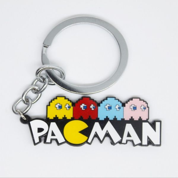 classic game pacman cosplay keychain zinc alloy pac-man key chain key ring cute shape little ghost game accessories trinket gift, Silver
classic game pacman cosplay keychain zinc alloy pac-man key chain key ring cute shape little ghost game accessories trinket gift, Silver