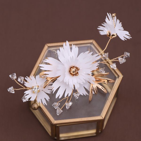 forseven 2pcs white flower hair pins tiaras bride hair jewelry floral crystal hairpins headpiece wedding accessories jl, Golden;silver
forseven 2pcs white flower hair pins tiaras bride hair jewelry floral crystal hairpins headpiece wedding accessories jl, Golden;silver