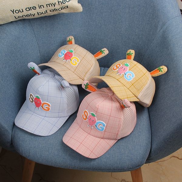 children's mesh summer thin korean cute sun strawberry sun hat strawberry cartoon ears children's cap outdoor sunshade hat, Blue;gray
children's mesh summer thin korean cute sun strawberry sun hat strawberry cartoon ears children's cap outdoor sunshade hat, Blue;gray