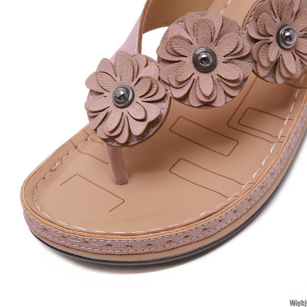new summer ladies flat sandals multicolor handmade retro flowers flip flops ladies slippers, Black
new summer ladies flat sandals multicolor handmade retro flowers flip flops ladies slippers, Black