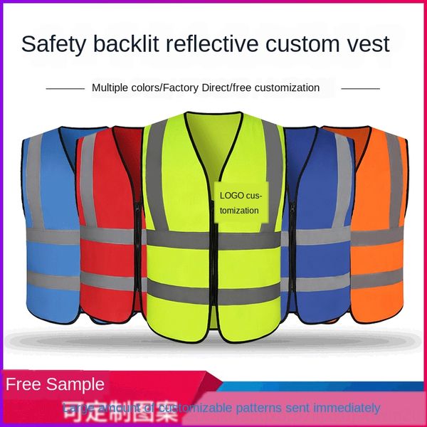 ak6q6 reflective safety volunteer sanitation construction site mesh printable reflective safety coat vest vest volunteer sanitation construc, Black;white
ak6q6 reflective safety volunteer sanitation construction site mesh printable reflective safety coat vest vest volunteer sanitation construc, Black;white