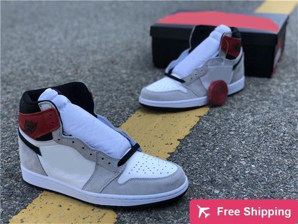 2020 authentic air high 1 og white black light smoke grey varsity red 555088 -126 basketball shoes men sneakers with original box
2020 authentic air high 1 og white black light smoke grey varsity red 555088 -126 basketball shoes men sneakers with original box