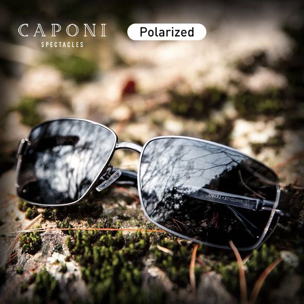 caponi polarized sun glasses men square style titanium frame shades for male vintage fashion black designer sunglasses cp9008, White;black
caponi polarized sun glasses men square style titanium frame shades for male vintage fashion black designer sunglasses cp9008, White;black