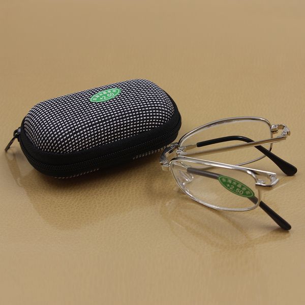 foldable folding reading glasses easy small carrying case men women metal glass frame telep glasses presbyopic glasses 066, White;black
foldable folding reading glasses easy small carrying case men women metal glass frame telep glasses presbyopic glasses 066, White;black