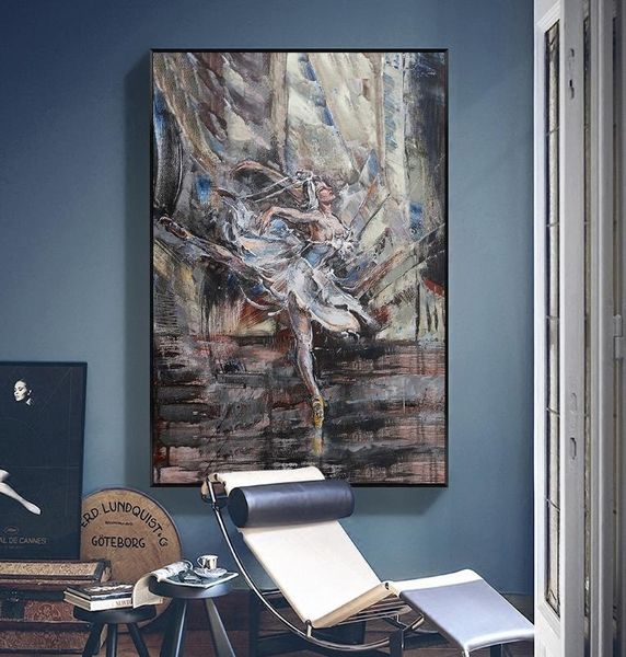 modern abstract oil painting elegant female ballerina wall art picture nordic prints poster for bedroom living room home decoration
modern abstract oil painting elegant female ballerina wall art picture nordic prints poster for bedroom living room home decoration
